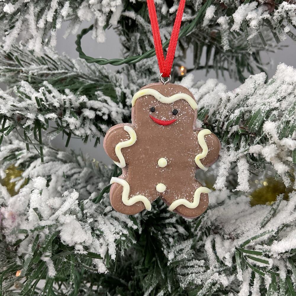Christmas Tree Ornament-Gingerbread Man Cookie Ornament-The Bridge Collection